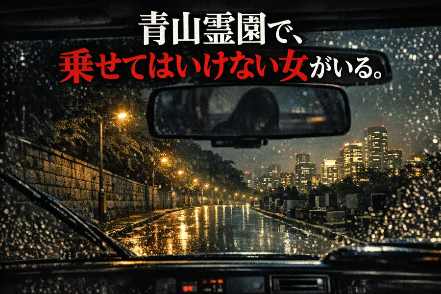 青山霊園で、乗せてはいけない女がいる。