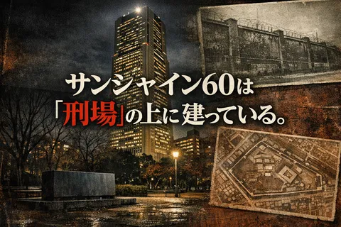 サンシャイン60が建つ場所は、かつて「刑場」だった。