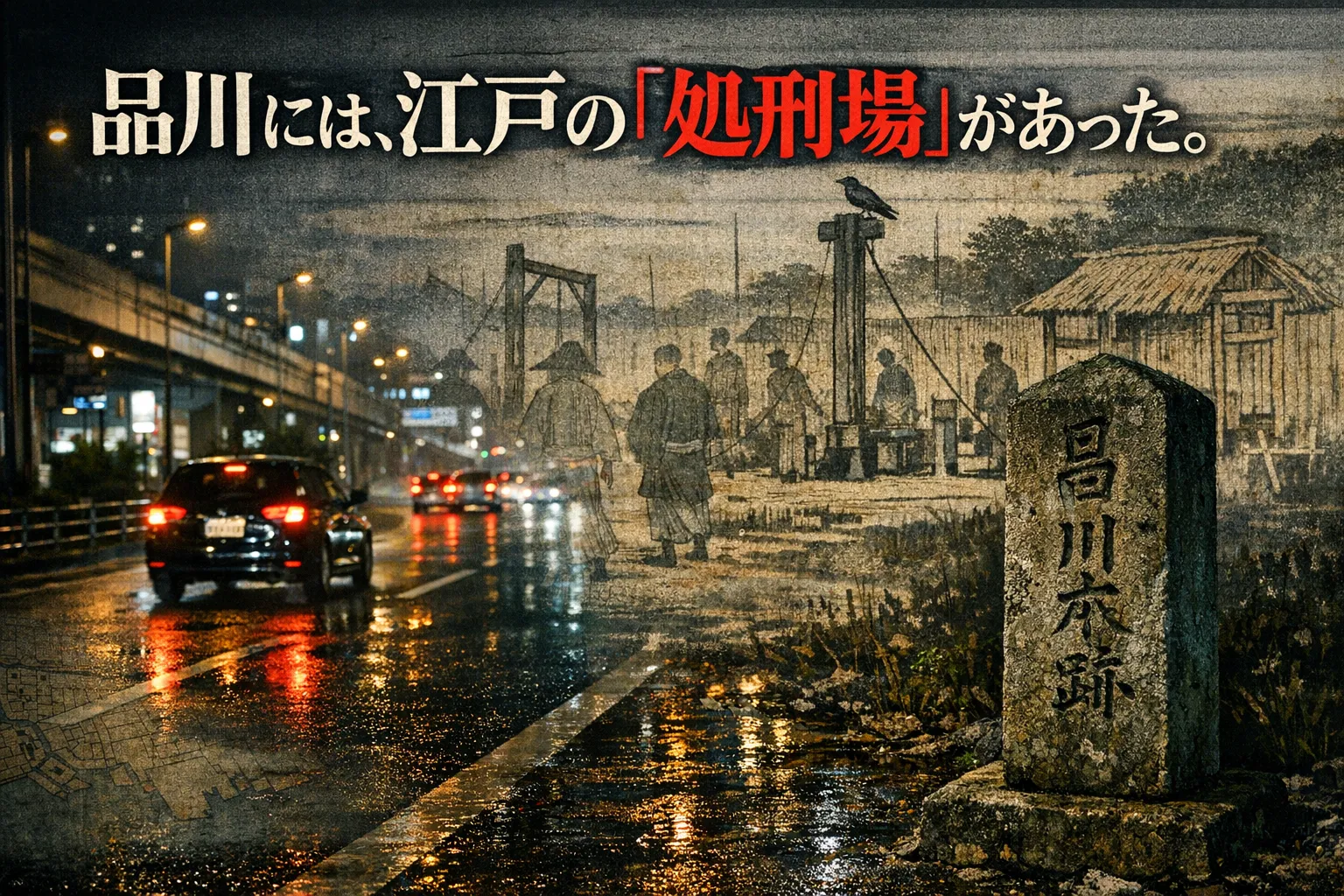 品川の住宅街近くに、江戸の「処刑場」があった。