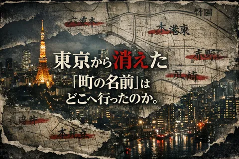東京から消えた「町の名前」はどこへ行ったのか。