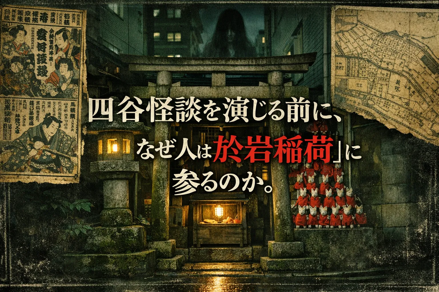 なぜ「四谷怪談」を上演する前に、関係者は必ず於岩稲荷へ参るのか。
